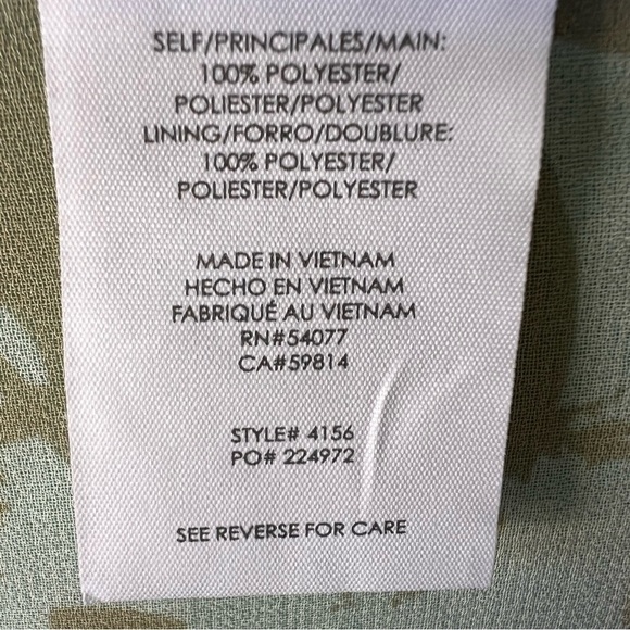 CABI “COUPLET” Y2K PEASANT EMPIRE WAIST SHEER 2 PIECE SET TAN CREAM SIZE MEDIUM - Picture 5 of 10